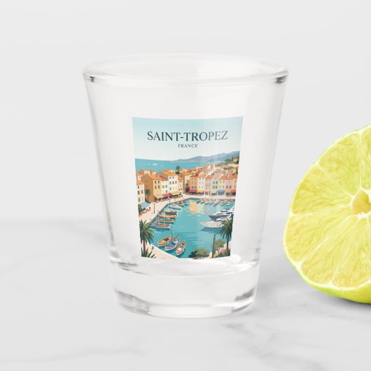 Saint-Tropez Frankreich Schnapsglas (Vorderseite)