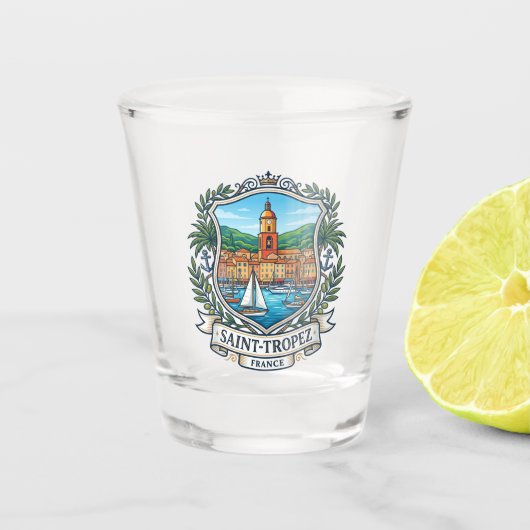 Saint-Tropez Frankreich Schnapsglas (Vorderseite)
