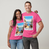 Saint Tropez - Frankreich Travel Print - Tp012 T-Shirt (Unisex)