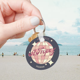 Saint Tropez Frankreich Urlaub Vintages Zubehör Schlüsselanhänger