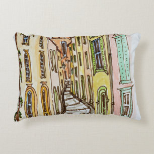 Saint-Tropez-Gebäude  Französische Riviera, Fran Zierkissen