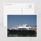 Saint Tropez Maxi Boote Postkarte (Vorne/Hinten)