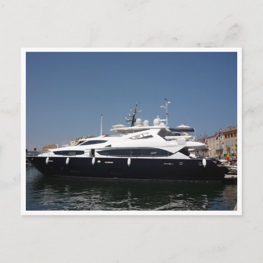 Saint Tropez Maxi Boote Postkarte (Vorderseite)