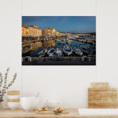 Saint Tropez Port, Blue Coast, Frankreich Poster (Küche)
