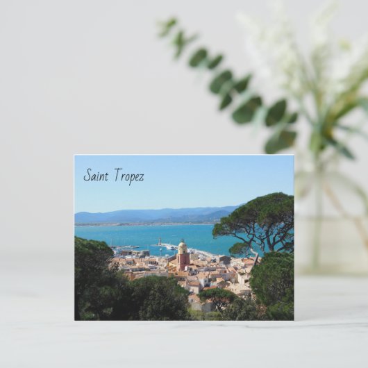 Saint Tropez Postkarte (Stehend Vorderseite)