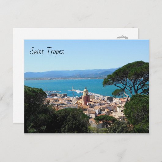 Saint Tropez Postkarte (Vorne/Hinten)