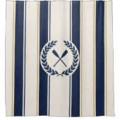 Saint-Tropez Row Club Duschvorhang (Vorderseite)