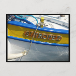 Saint Tropez Schiff Postkarte