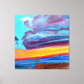 Saint-Tropez Skies Leinwanddruck (Vorderseite)