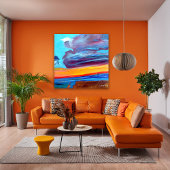 Saint-Tropez Skies Leinwanddruck