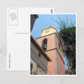 Saint Tropez Uhrturm Postkarte (Vorne/Hinten)