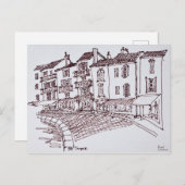 Saint-Tropez Waterfront | Saint-Tropez, Frankreich Postkarte (Vorne/Hinten)