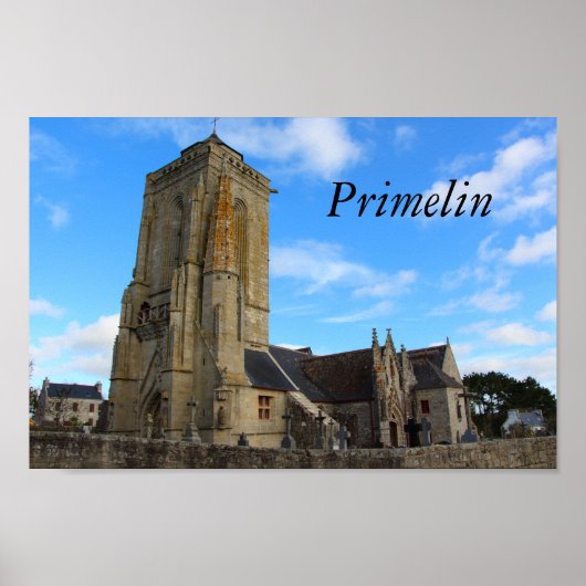 Saint Tugen chapel in Primelin Poster (Vorne)