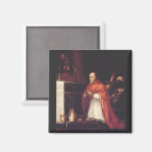 Saint Turibius von Mogrovejo Erzbischof von Lima Magnet (Vorderseite/Rückseite)