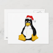 Saint Tux Postkarte (Vorne/Hinten)