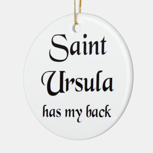 saint ursula coffee mug keramik ornament (Links)