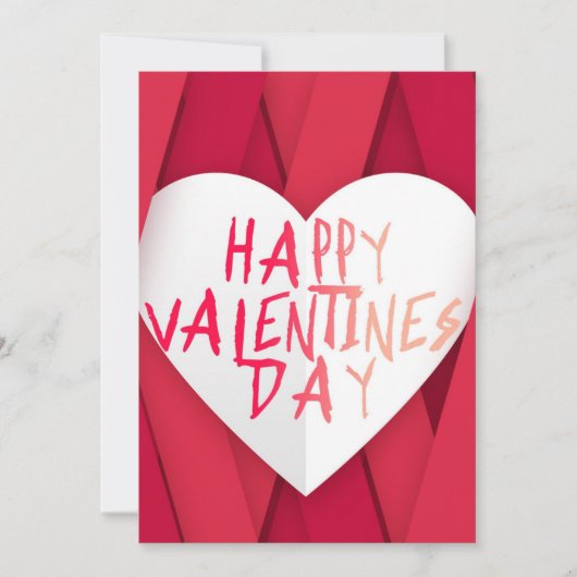 Saint-Valentin Feiertagskarte (Vorderseite)