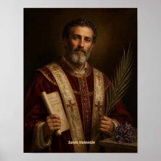 Saint Valentin Kunst Druck Poster (Vorne)