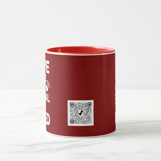 Saint-Valentin QR Code vidéo amour Tasse (Zentrum)