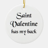 saint valentine coffee mug keramik ornament (Vorne)