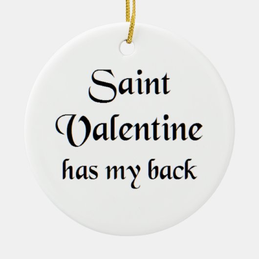 saint valentine coffee mug keramik ornament (Vorne)