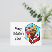 Saint Valentine Feiertagspostkarte (Stehend Vorderseite)