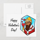 Saint Valentine Feiertagspostkarte (Vorne/Hinten)