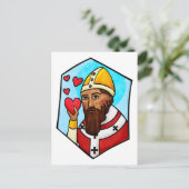 Saint Valentine Feiertagspostkarte (Stehend Vorderseite)