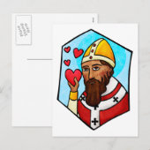 Saint Valentine Feiertagspostkarte (Vorne/Hinten)