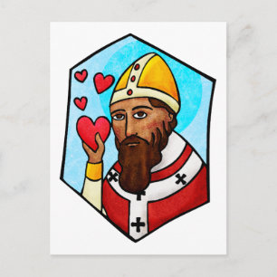 Saint Valentine Feiertagspostkarte