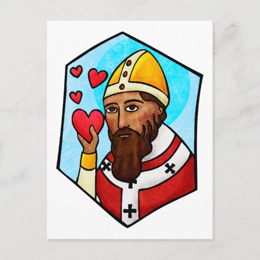 Saint Valentine Feiertagspostkarte (Vorderseite)
