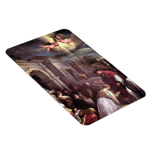 Saint Valentine taufen Saint Lucilla Magnet (Rechte Seite)