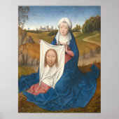 Saint Veronica - Hans Memling Fine Art Poster (Vorne)