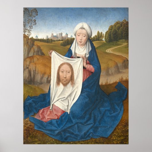 Saint Veronica - Hans Memling Fine Art Poster (Vorne)