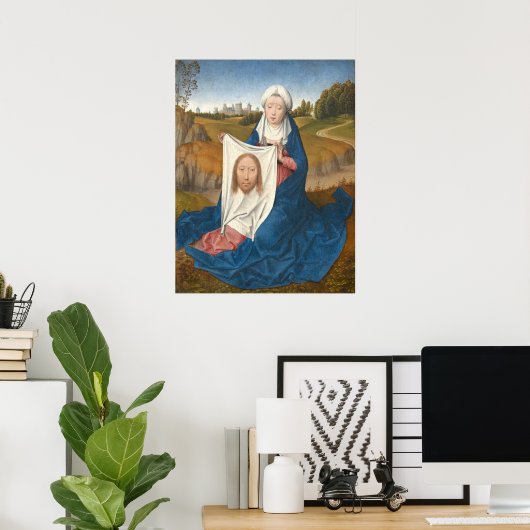 Saint Veronica - Hans Memling Fine Art Poster (Heimbüro)