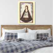 Saint Veronica Jesus konfrontiert Vintage Kunstmal Leinwanddruck (Insitu (Schlafzimmer))