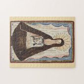 Saint Veronica Jesus konfrontiert Vintage Kunstmal Puzzle (Horizontal)