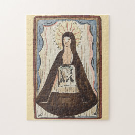 Saint Veronica Jesus konfrontiert Vintage Kunstmal Puzzle