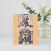 Saint Veronica mit dem Vernicle von Hans Burgmair (Stehend Vorderseite)