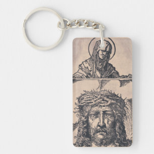 Saint Veronica mit dem Vernicle von Hans Burgmair Schlüsselanhänger
