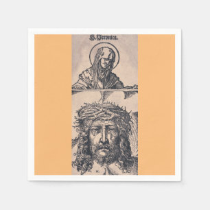 Saint Veronica mit dem Vernicle von Hans Burgmair Serviette