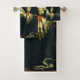Saint Veronica von Bernardo Strozzi Badhandtuch Set