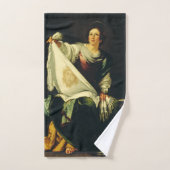 Saint Veronica von Bernardo Strozzi Badhandtuch Set (Handtuch)