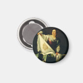 Saint Veronica von Bernardo Strozzi Magnet (Vorderseite/Rückseite)