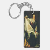 Saint Veronica von Bernardo Strozzi Schlüsselanhänger (Vorderseite links)