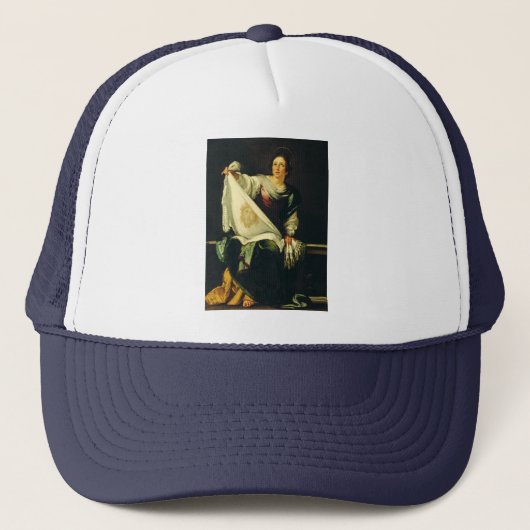 Saint Veronica von Bernardo Strozzi Truckerkappe (Vorderseite)