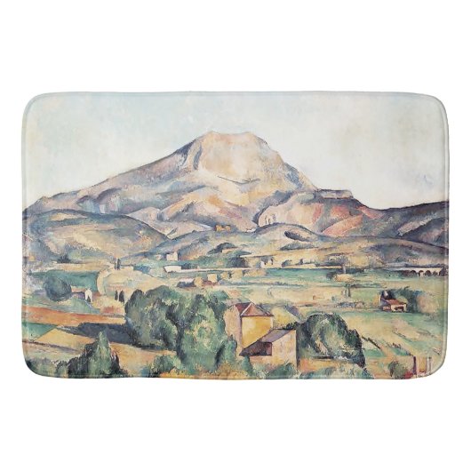 Saint-Victoire Barnes Mountain Paul Cezanne Badematte (Vorderseite)