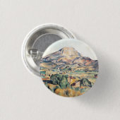 Saint-Victoire Barnes Mountain Paul Cezanne Button (Vorne & Hinten)