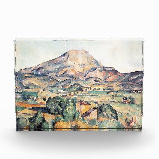 Saint-Victoire Barnes Mountain Paul Cezanne Fotoblock (Vorderseite)