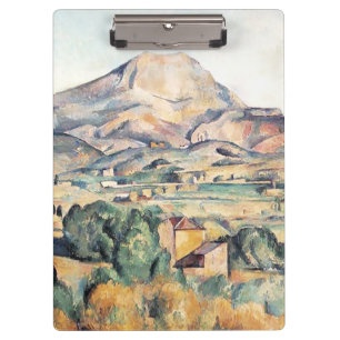 Saint-Victoire Barnes Mountain Paul Cezanne Klemmbrett